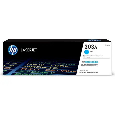 HP CF541A  - Toner HP 203A cyan do HP Color LaserJet Pro M254, MFP M280, M281